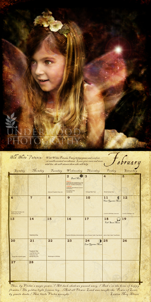 february calendars 2011. My 2011 Faery Calendar is